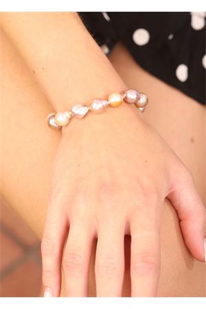Bracelet with multicolored pearls Don Alfonso Gioielli | AL636MULTI